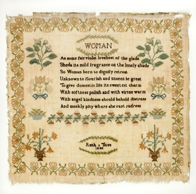 Verse sampler, 1820 by Ruth Titus